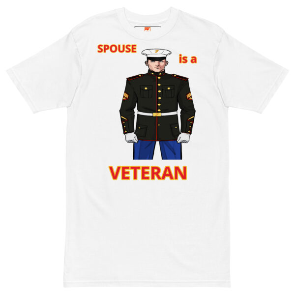 SPOUSE IS A VETERAN TOO FOWER Tee - Image 5