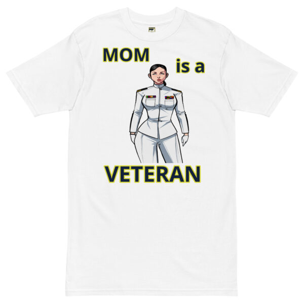 MOM IS A VETERAN TOO FOWER Tee - Image 5