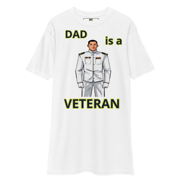 DAD IS A VETERAN TOO FOWER Tee - Image 5