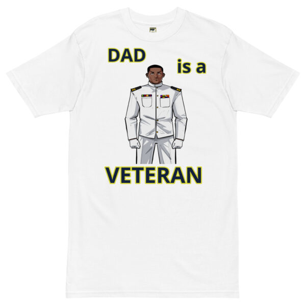 DAD IS A VETERAN TOO FOWER Tee - Image 5