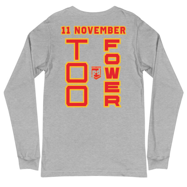 SPOUSE IS A VETERAN TOO FOWER Long Sleeve Shirt - Image 4