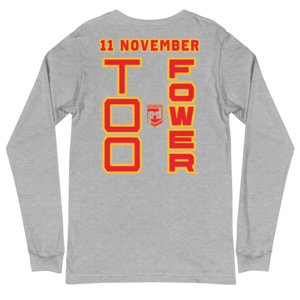 SPOUSE IS A VETERAN TOO FOWER Long Sleeve Shirt - Image 4