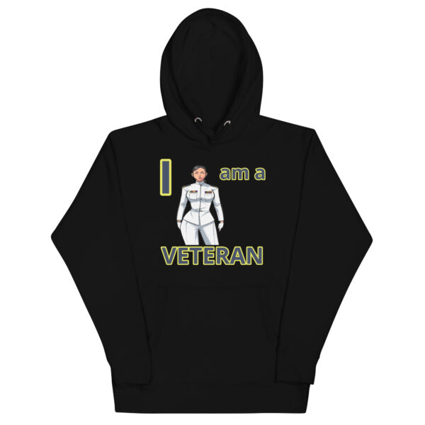 I AM A  VETERAN TOO FOWER Unisex Hoodie