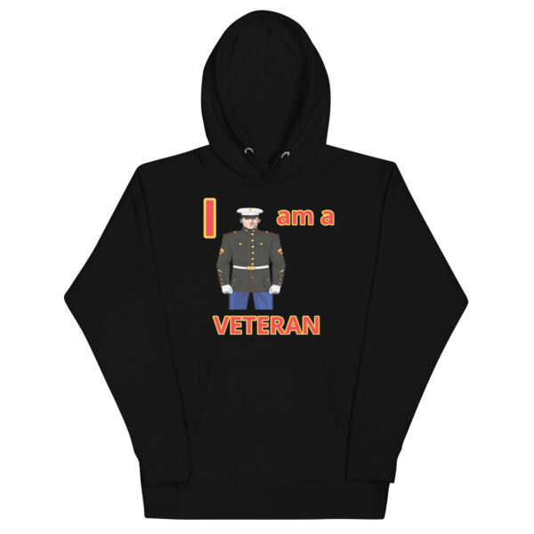 I AM A  VETERAN TOO FOWER Unisex Hoodie