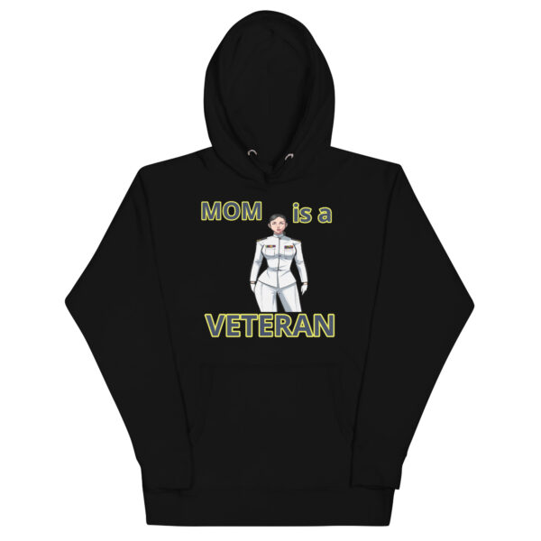 MOM IS A VETERAN TOO FOWER Unisex Hoodie