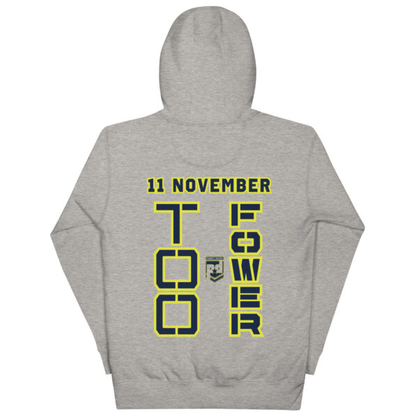 I AM A  VETERAN TOO FOWER Unisex Hoodie - Image 4