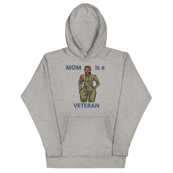 MOM IS A VETERAN TOO FOWER Unisex Hoodie - Image 3