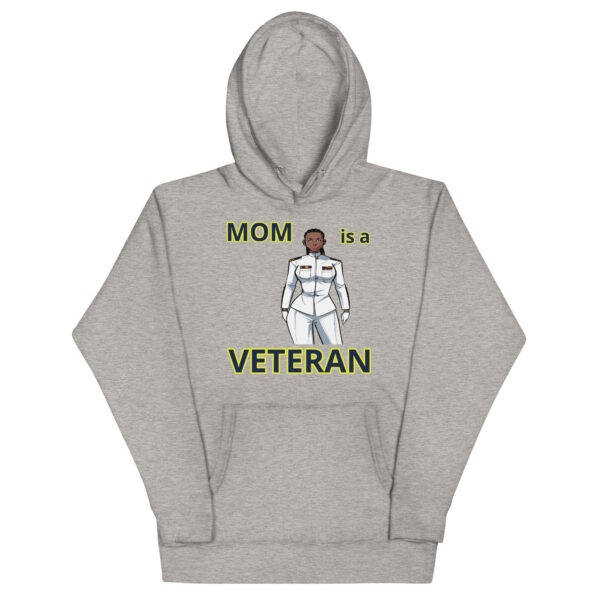 MOM IS A VETERAN TOO FOWER Unisex Hoodie - Image 3