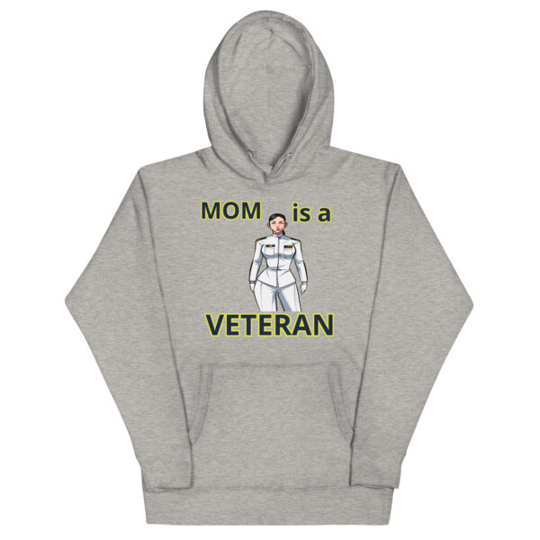 MOM IS A VETERAN TOO FOWER Unisex Hoodie