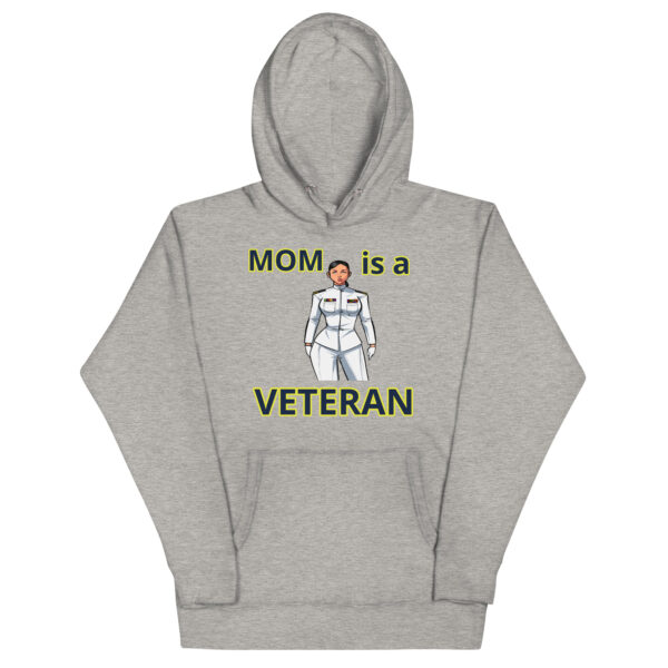 MOM IS A VETERAN TOO FOWER Unisex Hoodie - Image 3