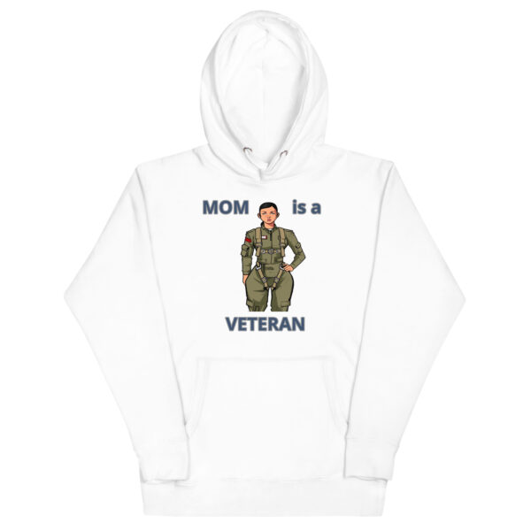 MOM IS A VETERAN TOO FOWER Unisex Hoodie - Image 5