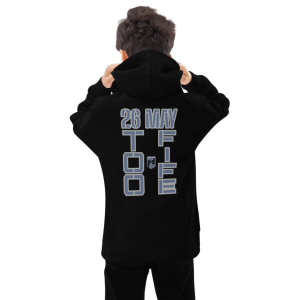 HONOR OUR FALLEN TOO FIFE Kids Fleece Hoodie - Image 4