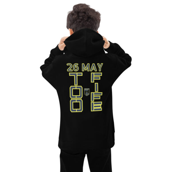 HONOR OUR FALLEN TOO FIFE Kids Fleece Hoodie - Image 4