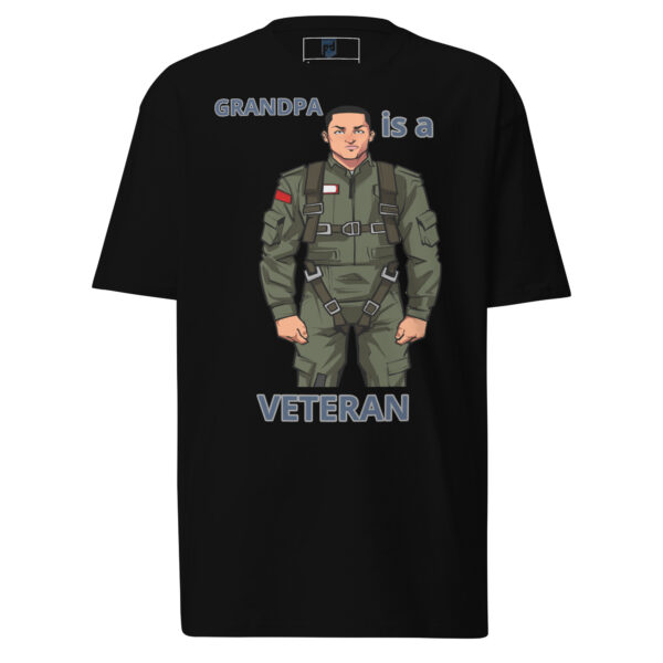 GRANDPA IS A VETERAN TOO FOWER Tee