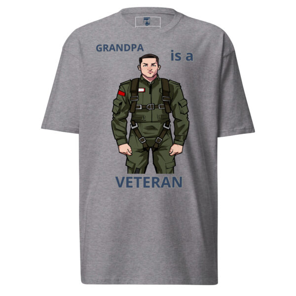 GRANDPA IS A VETERAN TOO FOWER Tee - Image 5