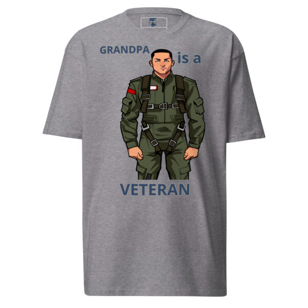 GRANDPA IS A VETERAN TOO FOWER Tee - Image 5