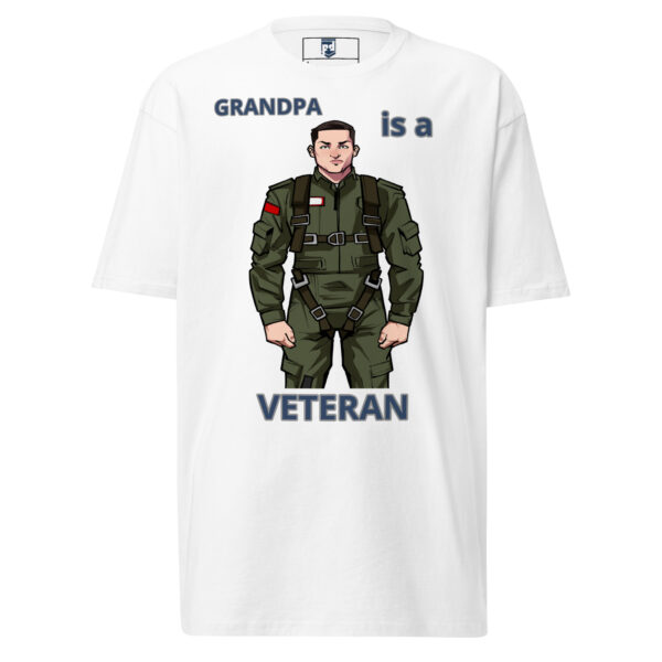 GRANDPA IS A VETERAN TOO FOWER Tee - Image 9