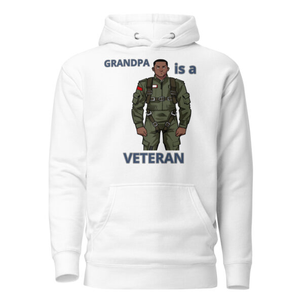 GRANDPA IS A VETERAN TOO FOWER Unisex Hoodie - Image 9