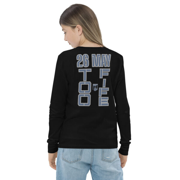 HONOR OUR FALLEN TOO FIFE Youth Long Sleeve Tee - Image 6