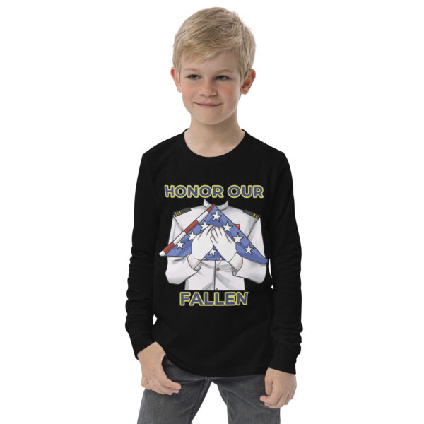 HONOR OUR FALLEN TOO FIFE Youth Long Sleeve Tee