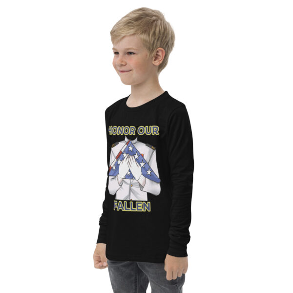 HONOR OUR FALLEN TOO FIFE Youth Long Sleeve Tee