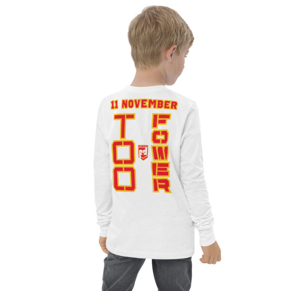 GRANDPA IS A VETERAN TOO FOWER Youth Long Sleeve Tee - Image 12