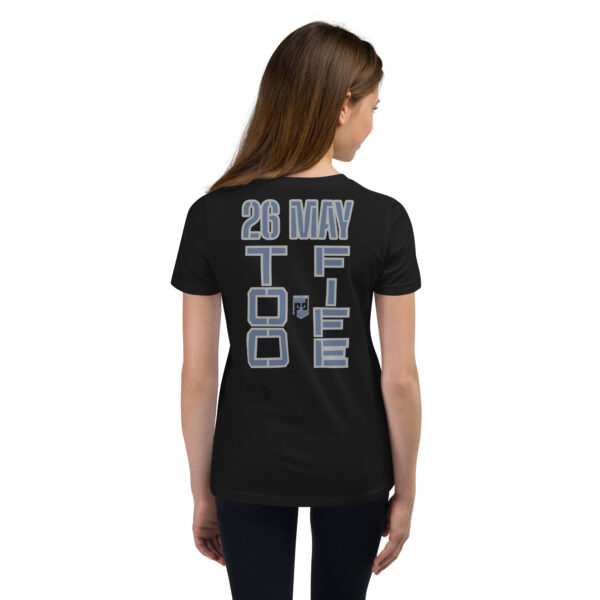 HONOR OUR FALLEN TOO FIFE Youth Short Sleeve T-Shirt - Image 2