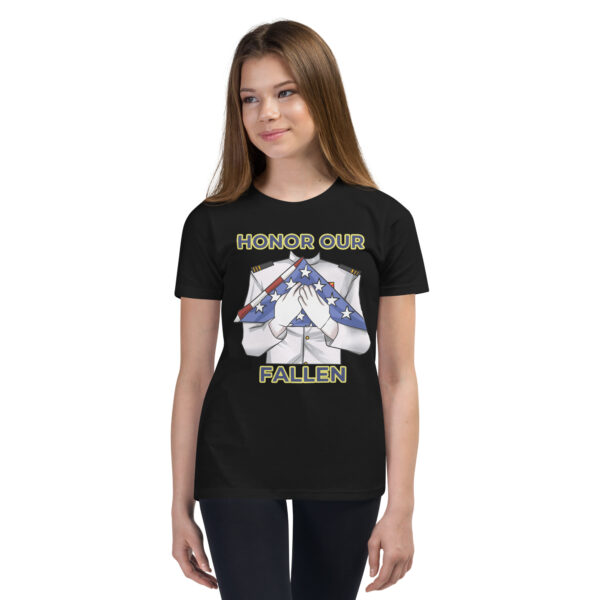 HONOR OUR FALLEN TOO FIFE Youth Short Sleeve T-Shirt