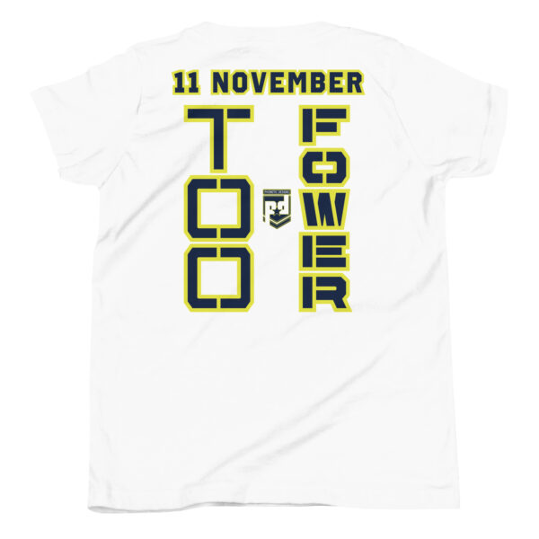 GRANDPA IS A VETERAN TOO FOWER Youth Short Sleeve T-Shirt - Image 6