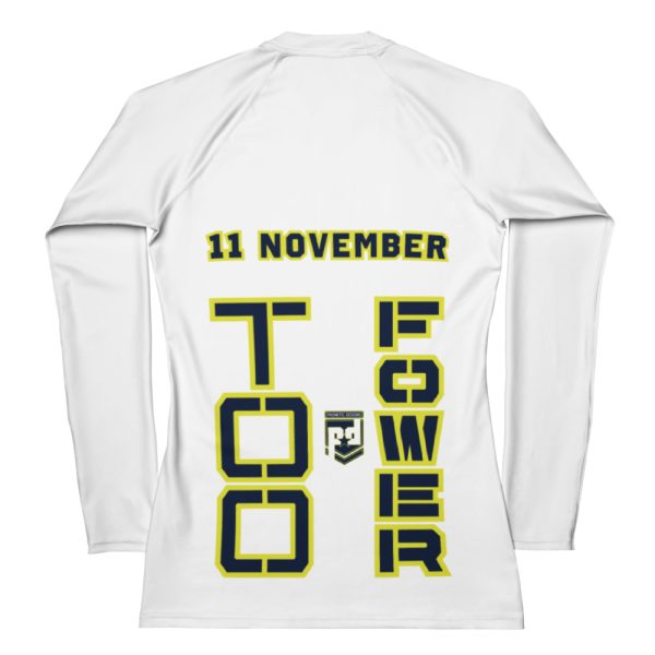 I AM A  VETERAN TOO FOWER Women's Rash Guard