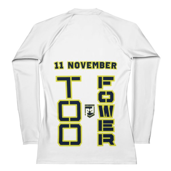 I AM A  VETERAN TOO FOWER Women's Rash Guard