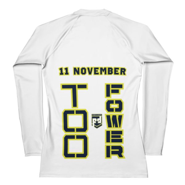 I AM A  VETERAN TOO FOWER Women's Rash Guard