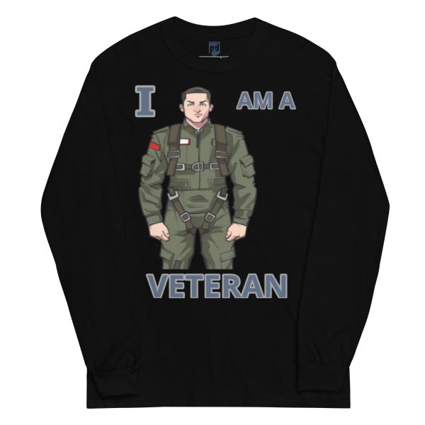 I AM A VETERAN TOO FOWER Long Sleeve Shirt