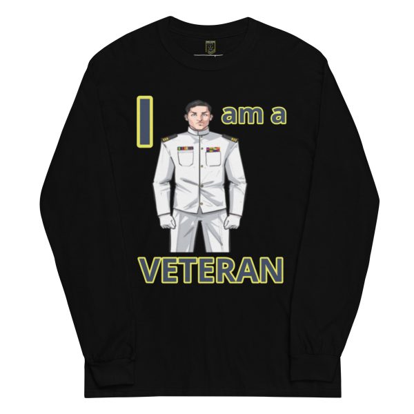 I AM A VETERAN TOO FOWER Long Sleeve Shirt