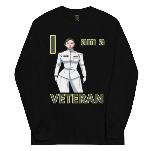 I AM A VETERAN TOO FOWER Long Sleeve Shirt