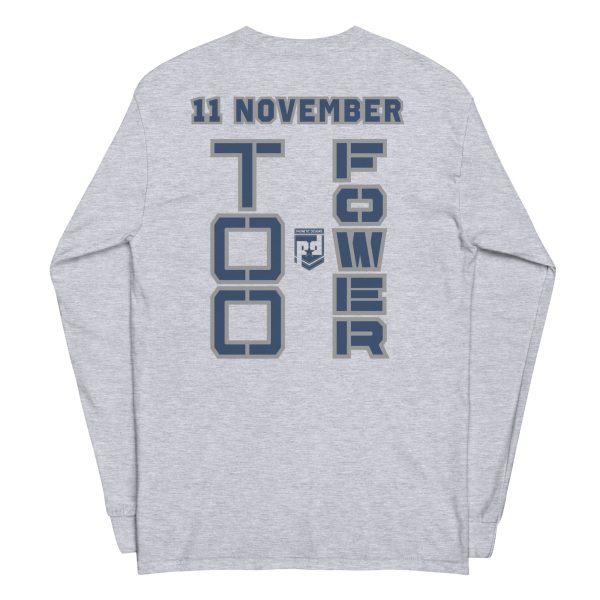 I AM A VETERAN TOO FOWER Long Sleeve Shirt - Image 4