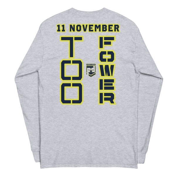SPOUSE IS A VETERAN TOO FOWER Long Sleeve Shirt - Image 4