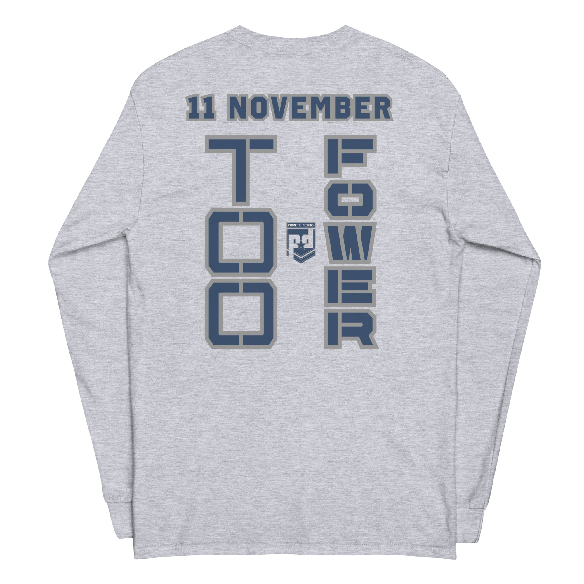 DAD IS A VETERAN TOO FOWER Long Sleeve Shirt - Image 4