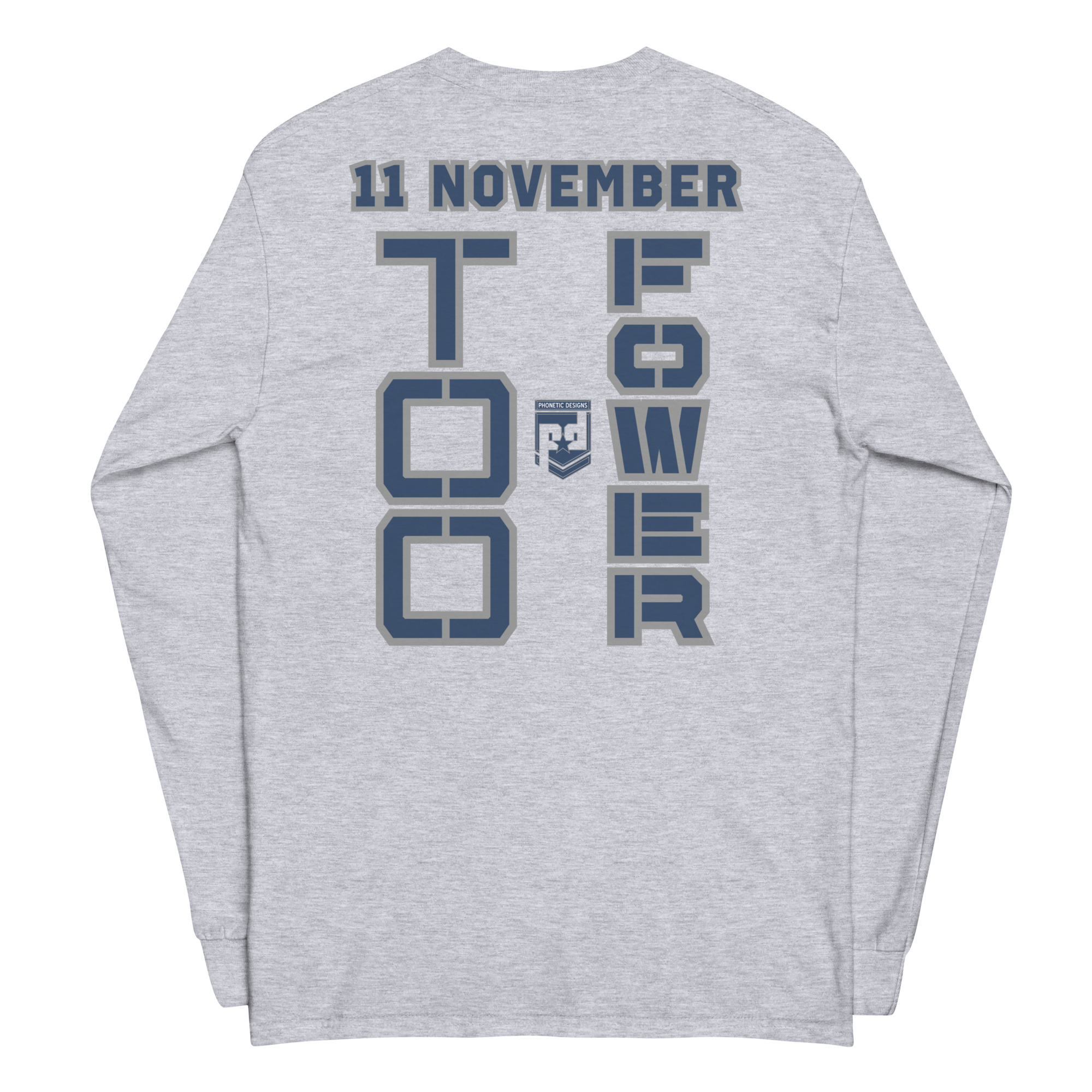 DAD IS A VETERAN TOO FOWER Long Sleeve Shirt - Image 4