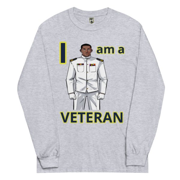 I AM A VETERAN TOO FOWER Long Sleeve Shirt - Image 3