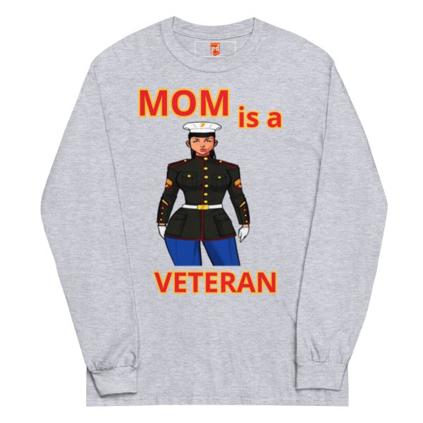 MOM IS A VETERAN TOO FOWER Long Sleeve Shirt - Image 3