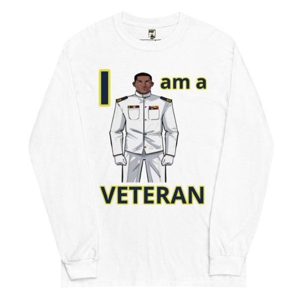 I AM A VETERAN TOO FOWER Long Sleeve Shirt - Image 5