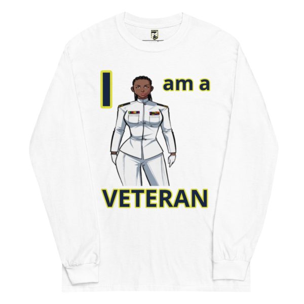 I AM A VETERAN TOO FOWER Long Sleeve Shirt - Image 5