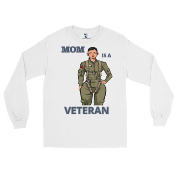 MOM IS A VETERAN TOO FOWER Long Sleeve Shirt - Image 5