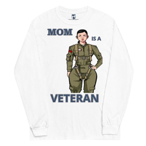 MOM IS A VETERAN TOO FOWER Long Sleeve Shirt - Image 5