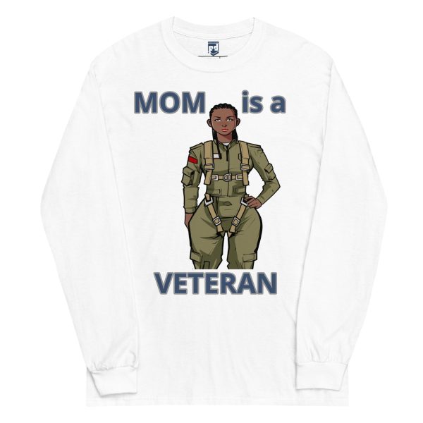 MOM IS A VETERAN TOO FOWER Long Sleeve Shirt - Image 5