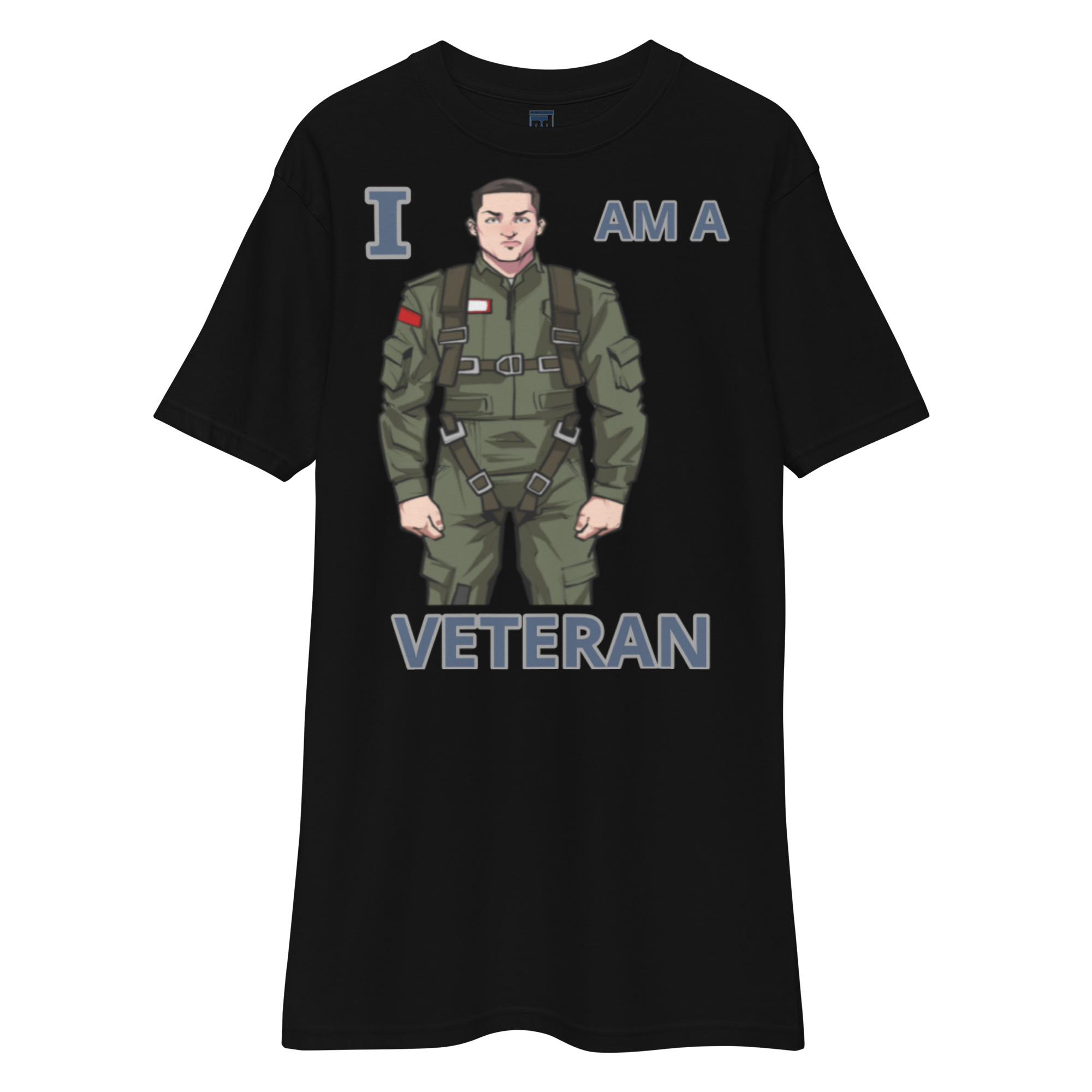 I AM A VETERAN TOO FOWER Tee