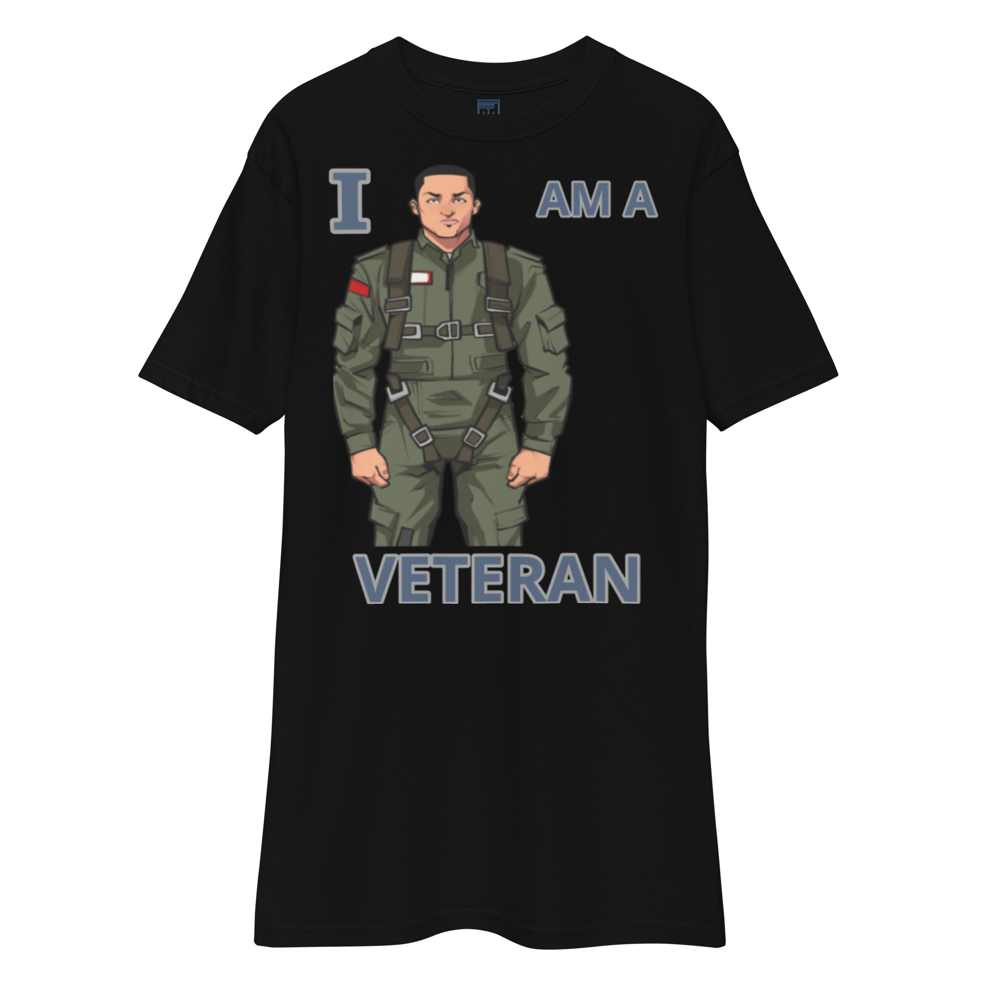 I AM A VETERAN TOO FOWER Tee