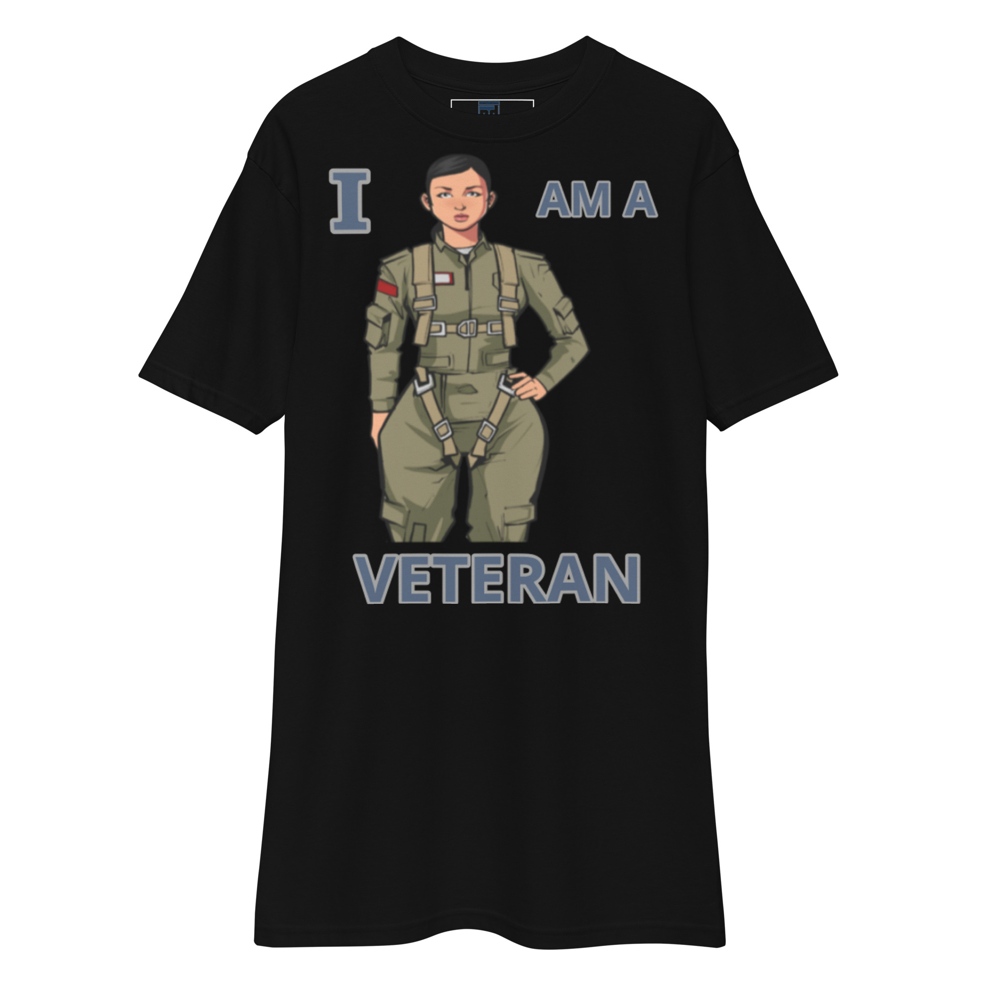 I AM A VETERAN TOO FOWER Tee