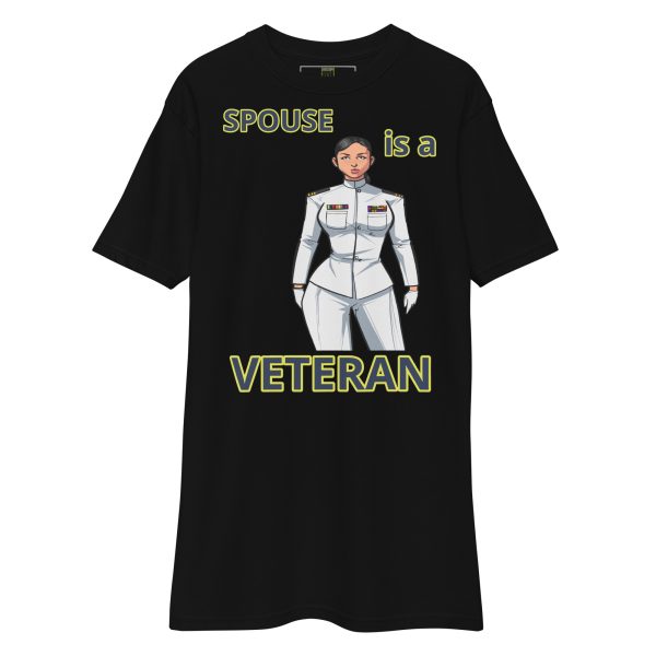 SPOUSE IS A VETERAN TOO FOWER Tee
